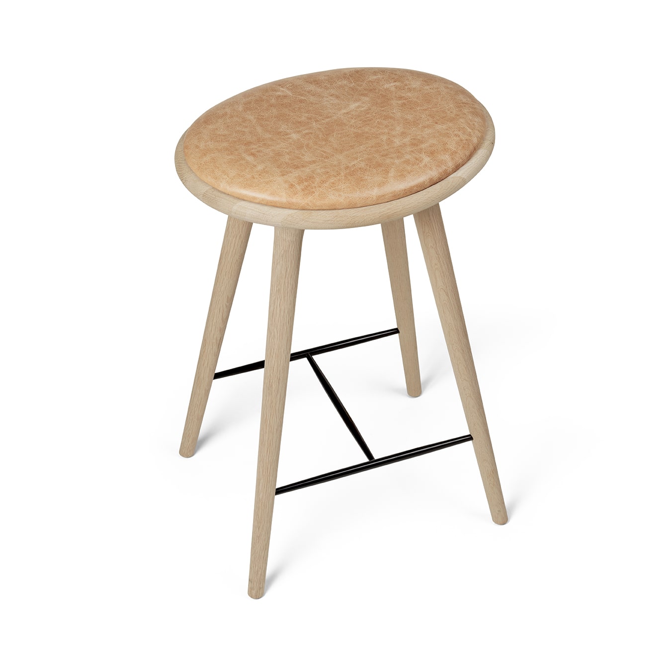 High Stool | Soaped Oak | 69 cm | by Space Copenhagen