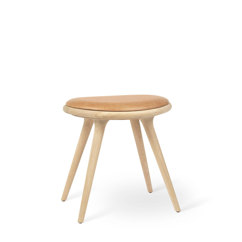 Low Stool | Natural soaped oak | 47 cm | by Space Copenhagen
