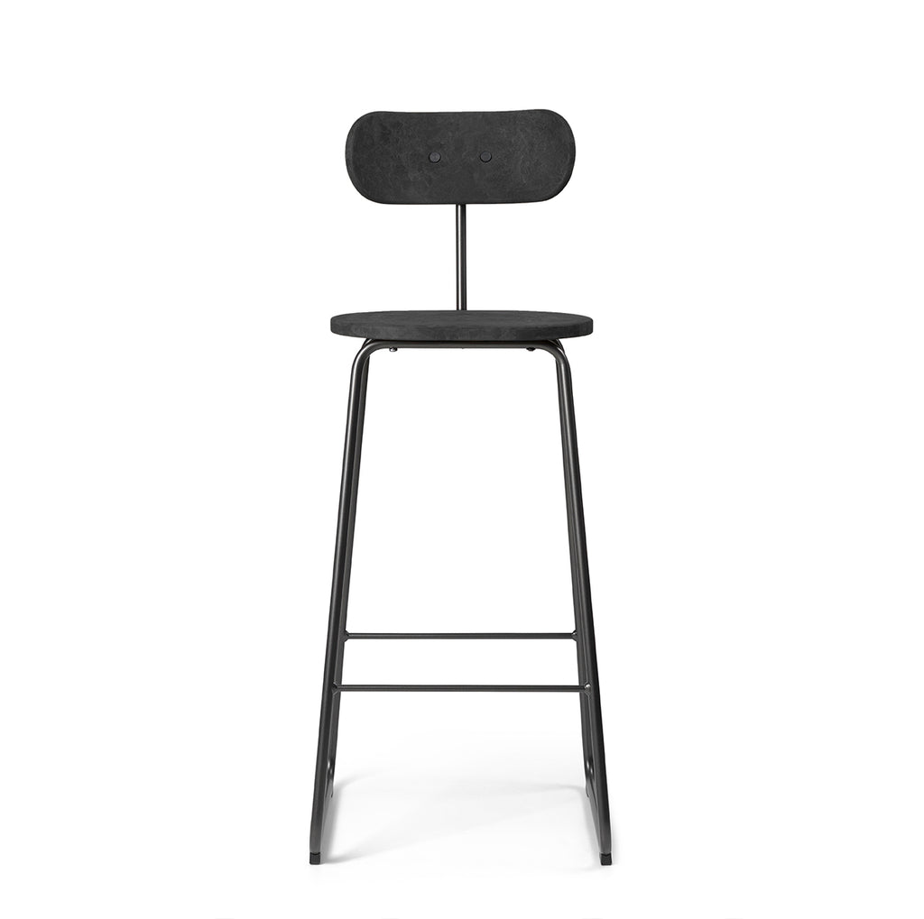 Earth Stool Backrest | Coffee Waste Black | 74 cm | by Eva Harlou