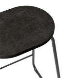 Earth Stool | Coffee Waste Black | 74 cm | by Eva Harlou