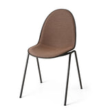 Eternity Sidechair | Full Front Uphol.| Coffee Waste Black | by Space Copenhagen