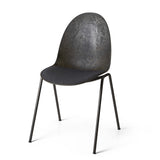 Eternity Sidechair | Uphol. Seat | Coffee Waste Black | by Space Copenhagen