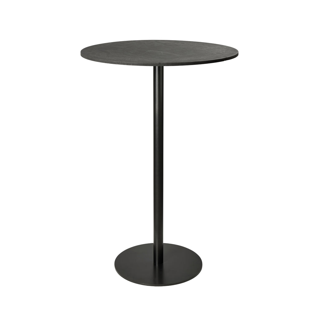 Mater Counter Table | Coffee Waste Black | H 95,8 cm | Ø 70 cm