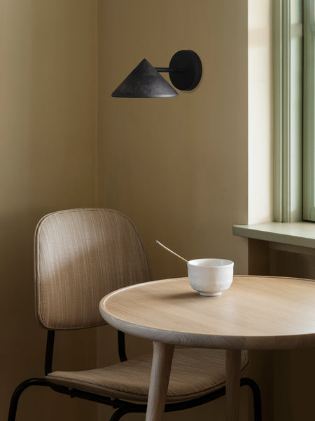 Terra Wall Lamp | Coffee Waste Black | by OEO Studio | Mater