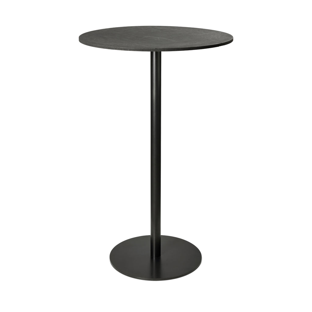 Mater Bar Table | Coffee Waste Black | H 106,4 cm | Ø 70 cm