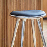 High Stool | Polished Recycled Aluminum | 69 cm | by Space Copenhagen