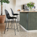Eternity Bar Stool | Coffee Waste Black | 74 cm | by Space Copenhagen