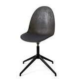 Eternity Swivel | Black Base | Uphol. Seat | Coffee Waste Black | by Space Copenhagen