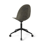 Eternity Swivel | Black Base w/ castors | Coffee Waste Dark | by Space Copenhagen