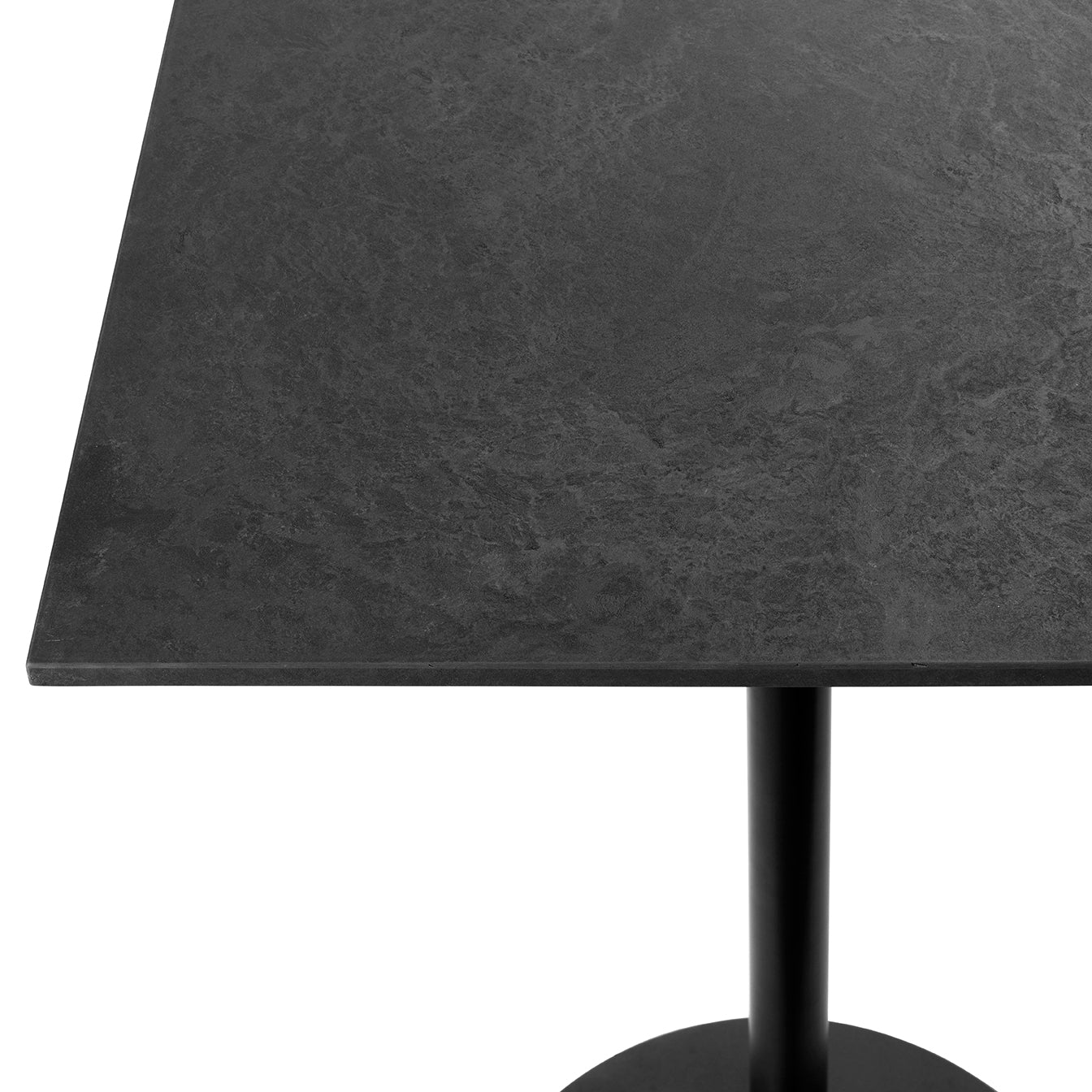 Mater Café Table | Coffee Waste Black | H 71,6 cm | 60 x 70cm