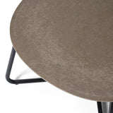 Lily Lounge Table | Ø 60 cm | Coffee Waste Dark