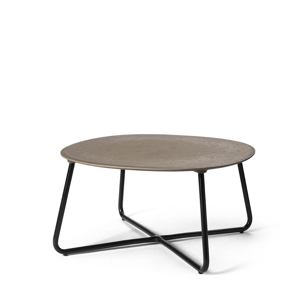 Lily Lounge Table | Ø 60 cm | Coffee Waste Dark