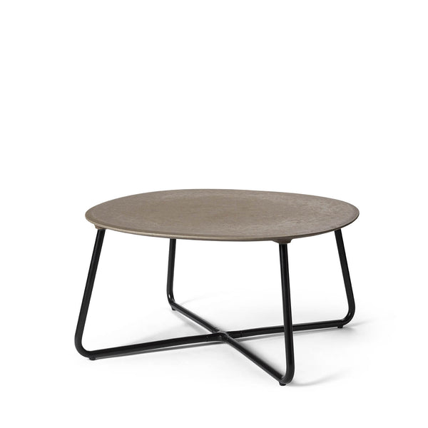 Lily Lounge Table | Ø 60 cm | Coffee Waste Dark