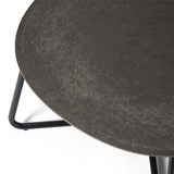 Lily Lounge Table | Ø 60 cm | Coffee Waste Black