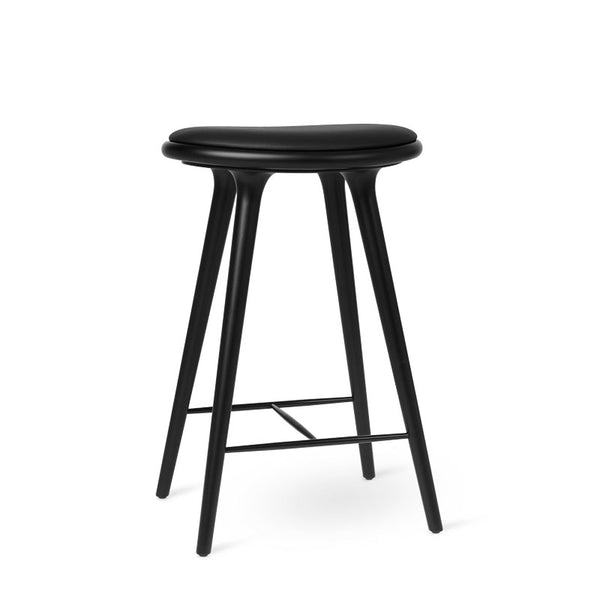 High Stool | Black stained beech | 69 cm | by Space Copenhagen