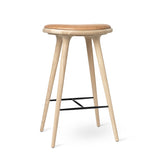 High Stool | Soaped oak | 74 cm | by Space Copenhagen