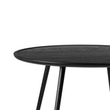 Accent Dining Table | Black Stain Lacquered Oak | Ø 110 | by Space Copenhagen