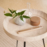 Bowl Table | Wood Waste Grey | M | by Ayush Kasliwal