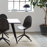 Eternity Swivel | Black Base | Coffee Waste Black | by Space Copenhagen