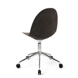 Eternity Swivel | Polished Base w/ castors | Coffee Waste Black | by Space Copenhagen