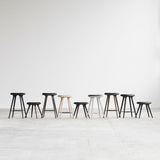 High Stool | Dark stained beech | 74 cm | by Space Copenhagen