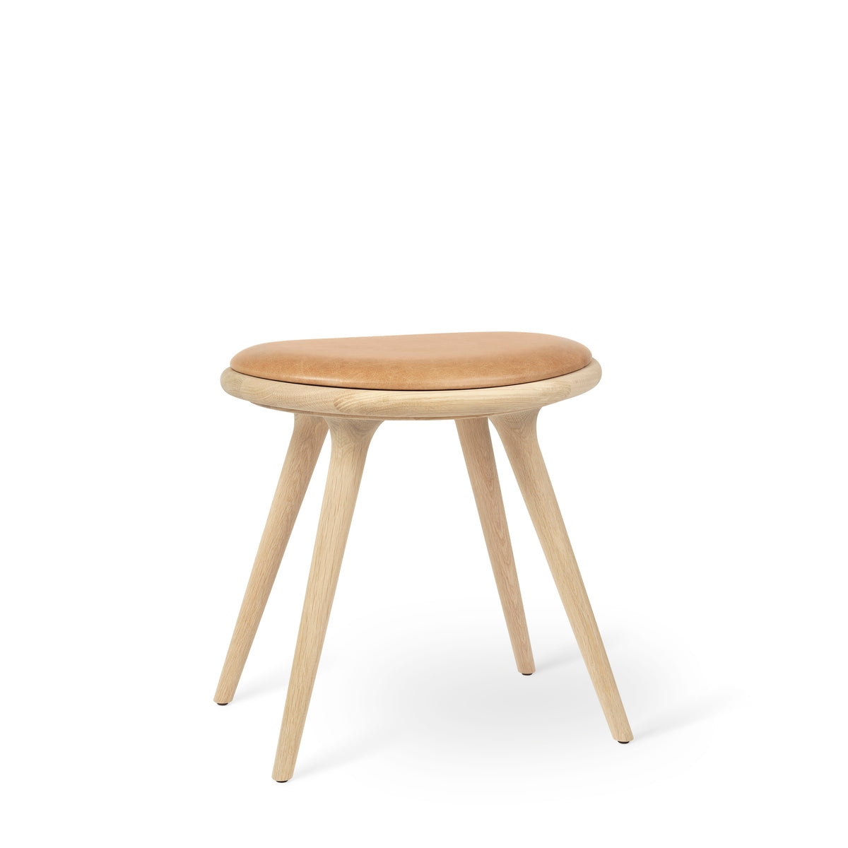 Low Stool 47 cm in Soaped Oak