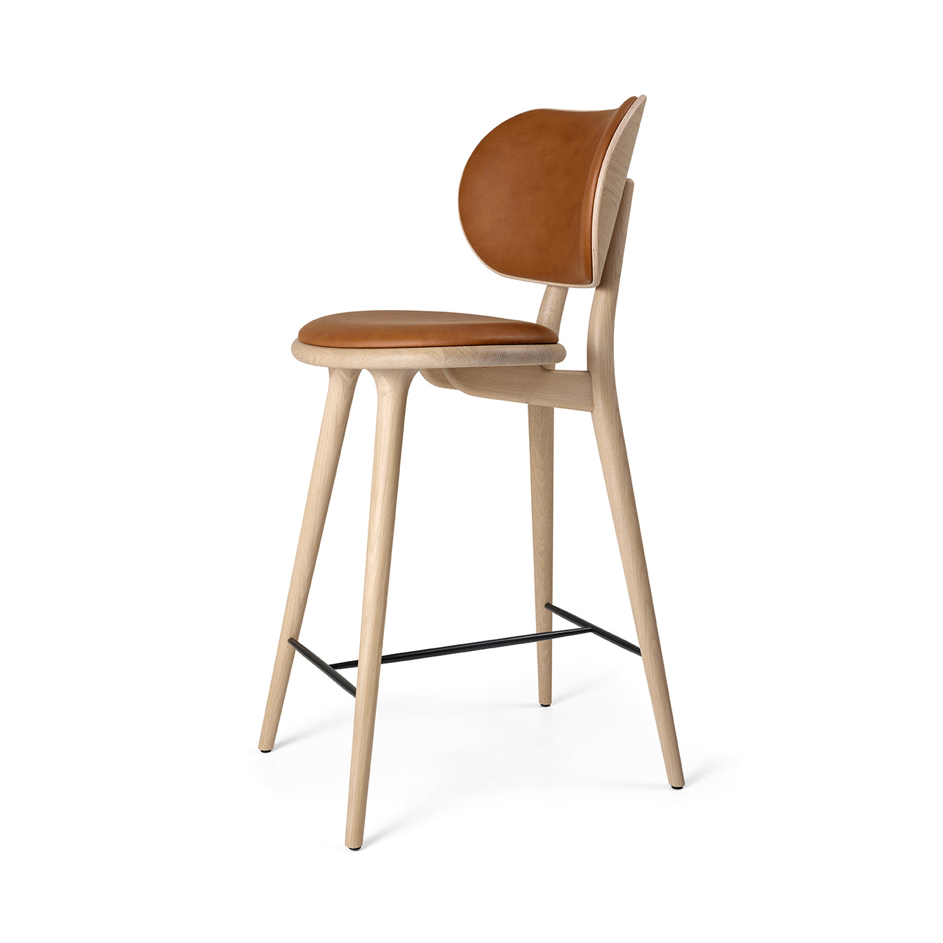 High Stool Backrest | Matt Oak | 74 cm | by Space Copenhagen