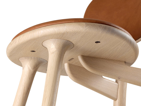 High Stool Backrest | Matt Oak | 74 cm | by Space Copenhagen
