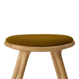 Low Stool | Oiled Oak w. Kvadrat Baru 0450  | 47 cm | by Space Copenhagen
