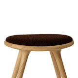 Low Stool | Oiled Oak w. Kvadrat Baru 0390 | 47 cm | by Space Copenhagen