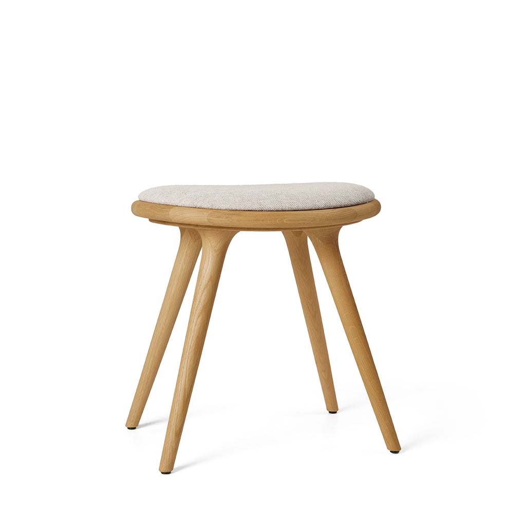Low Stool | Oiled Oak w. Kvadrat Clay 0012 | 47 cm | by Space Copenhagen