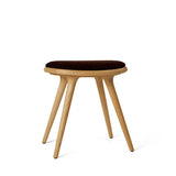 Low Stool | Oiled Oak w. Kvadrat Baru 0390 | 47 cm | by Space Copenhagen