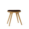 Low Stool | Oiled Oak w. Kvadrat Baru 0390 | 47 cm | by Space Copenhagen