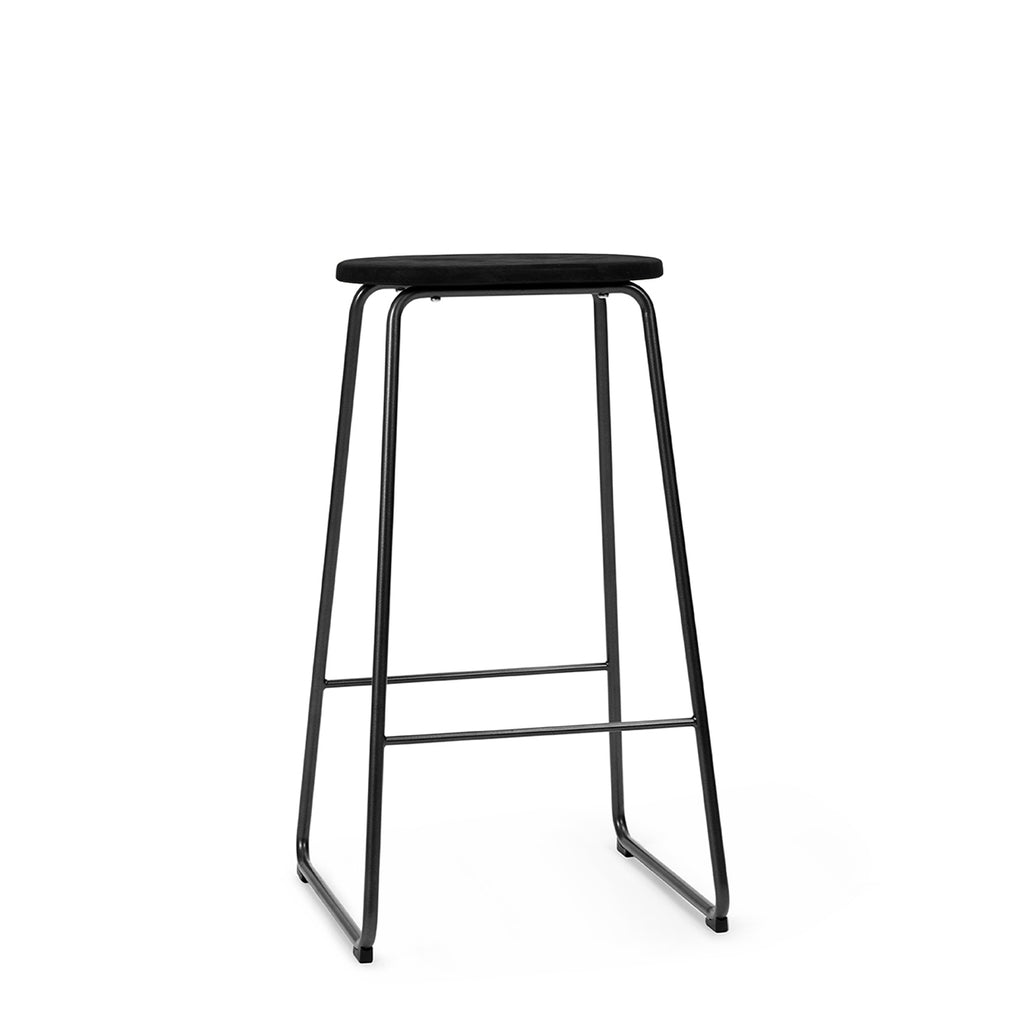 Earth Stool | Coffee Waste Black | 74 cm | by Eva Harlou