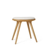 Low Stool | Oiled Oak w. Kvadrat Baru 0200 | 47 cm | by Space Copenhagen