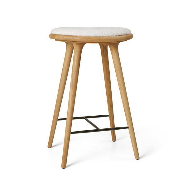 High Stool | Oiled Oak w. Baru 0200 | 69 cm | by Space Copenhagen