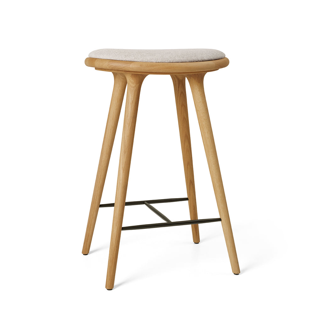 High Stool | Oiled Oak w. Clay 0012 | 69 cm | by Space Copenhagen
