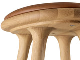 High Stool | Oiled Oak | 74 cm | by Space Copenhagen