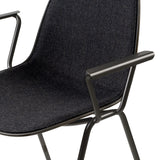 Eternity Armchair | Full Front Uphol. | Coffee Waste Black | by Space Copenhagen