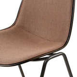Eternity Sidechair | Full Front Uphol.| Coffee Waste Black | by Space Copenhagen