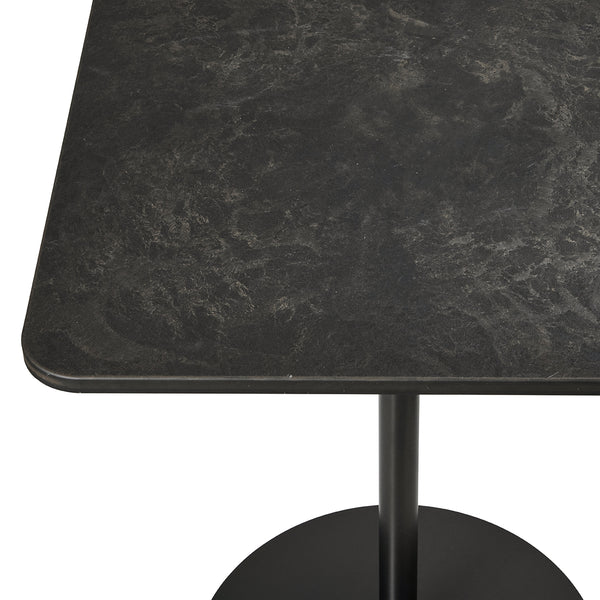 Mater Counter Table | Coffee Waste Black | H 96 cm | 60 x 60 cm