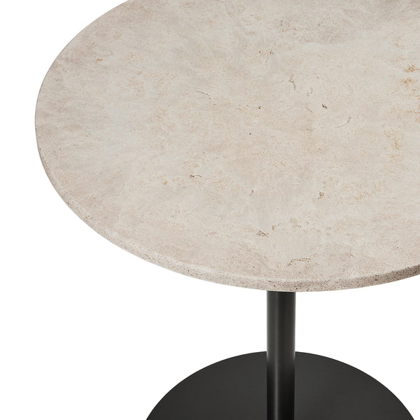 Mater Counter Table | Wood Waste Grey | H 96 cm | Ø 60 cm
