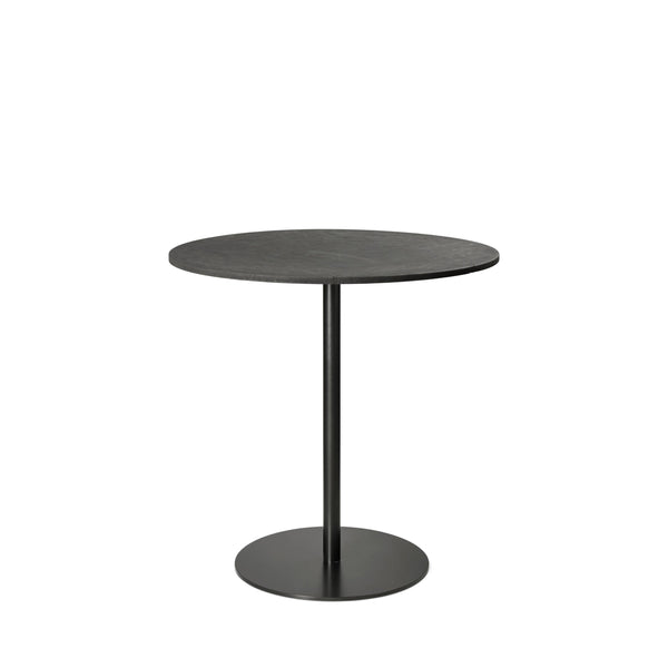 Mater Café Table | Coffee Waste Black | H 71,4 cm | Ø 70 cm