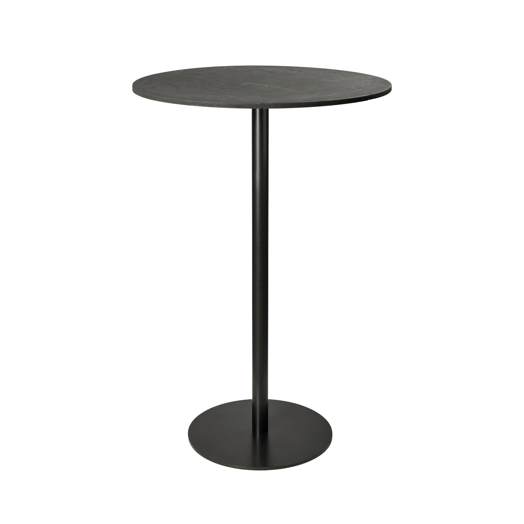 Mater Counter Table | Coffee Waste Black | H 95,8 cm | Ø 70 cm