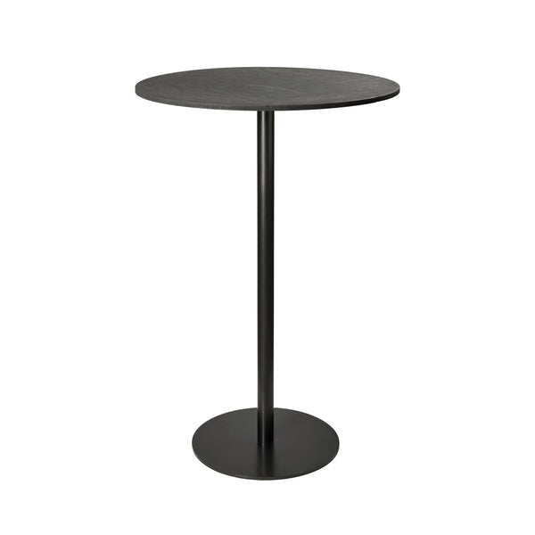 Mater Counter Table | Coffee Waste Black | H 95,8 cm | Ø 70 cm