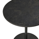 Mater Counter Table | Coffee Waste Black | H 94,4 cm | Ø 60 cm