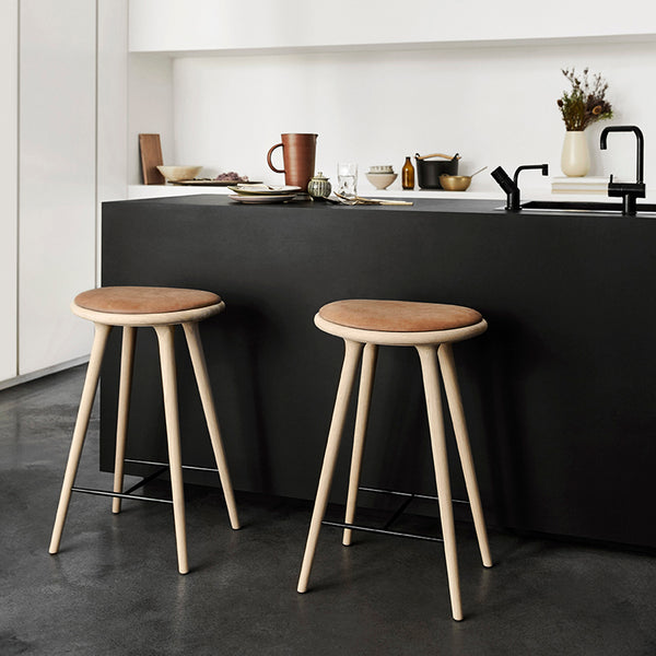 High Stool | Soaped Oak | 74 cm | by Space Copenhagen