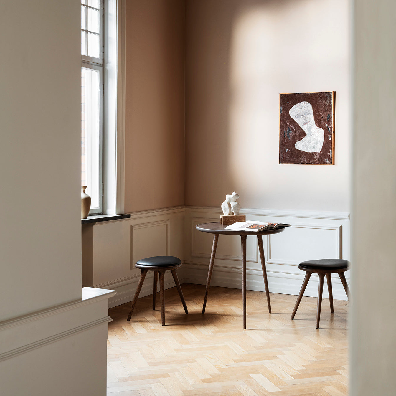 Low Stool | Sirka Grey Oak | 47 cm | by Space Copenhagen