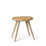 Mater x MyCoWorks | Low Stool | Natural soaped oak | 47 cm | by Space Copenhagen