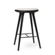 High Stool | Black Oak w. Baru 0200 | 74 cm | by Space Copenhagen